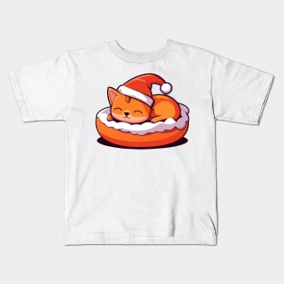 Cozy Cat Donut Kids T-Shirt